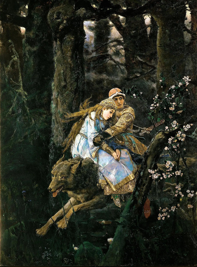Ivan Tsarévitch reitet auf dem grauen Wolf - Viktor Vasnetsov