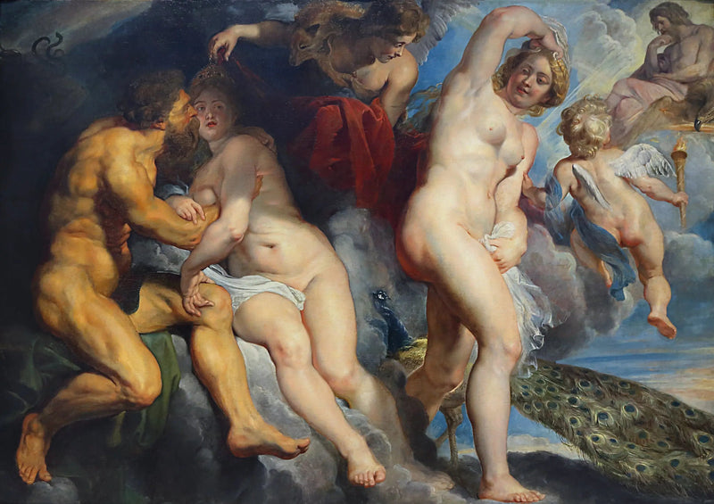 Ixion, König der Lapithen, von Juno betrogen, die er verführen wollte - Peter Paul Rubens