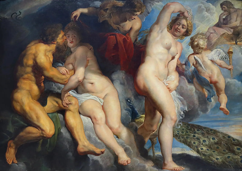 Ixion, König der Lapithen, von Juno betrogen, die er verführen wollte - Peter Paul Rubens
