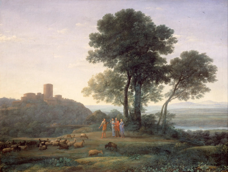 Jacob mit Laban und seinen Töchtern - Claude Lorrain