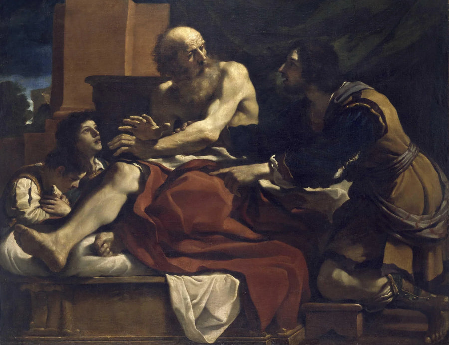 Jakob segnet die Söhne Josephs - Guercino