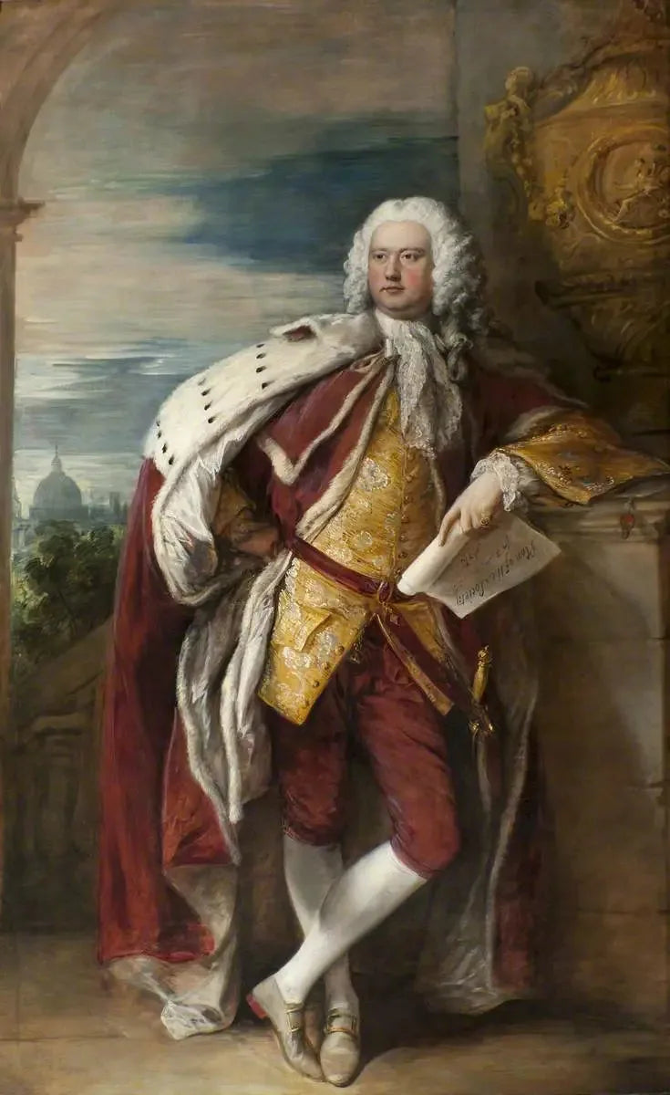 Jacob Bouverie (1694–1761), erster Vizegraf von Folkestone und erster Präsident der Society of Arts (nach Thomas Hudson) - Thomas Gainsborough