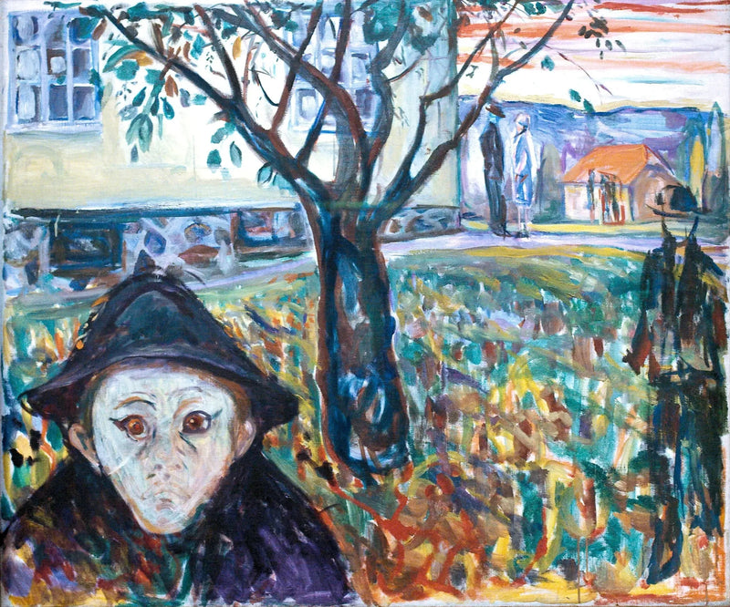 Jalousie im Garten - Edvard Munch