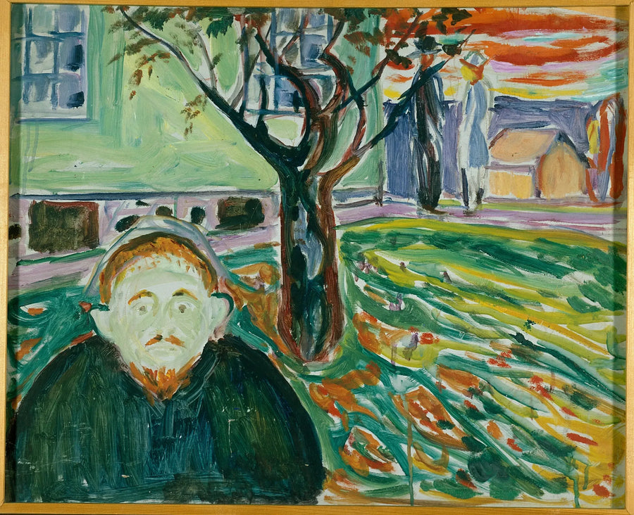 Jalousie im Garten - Edvard Munch