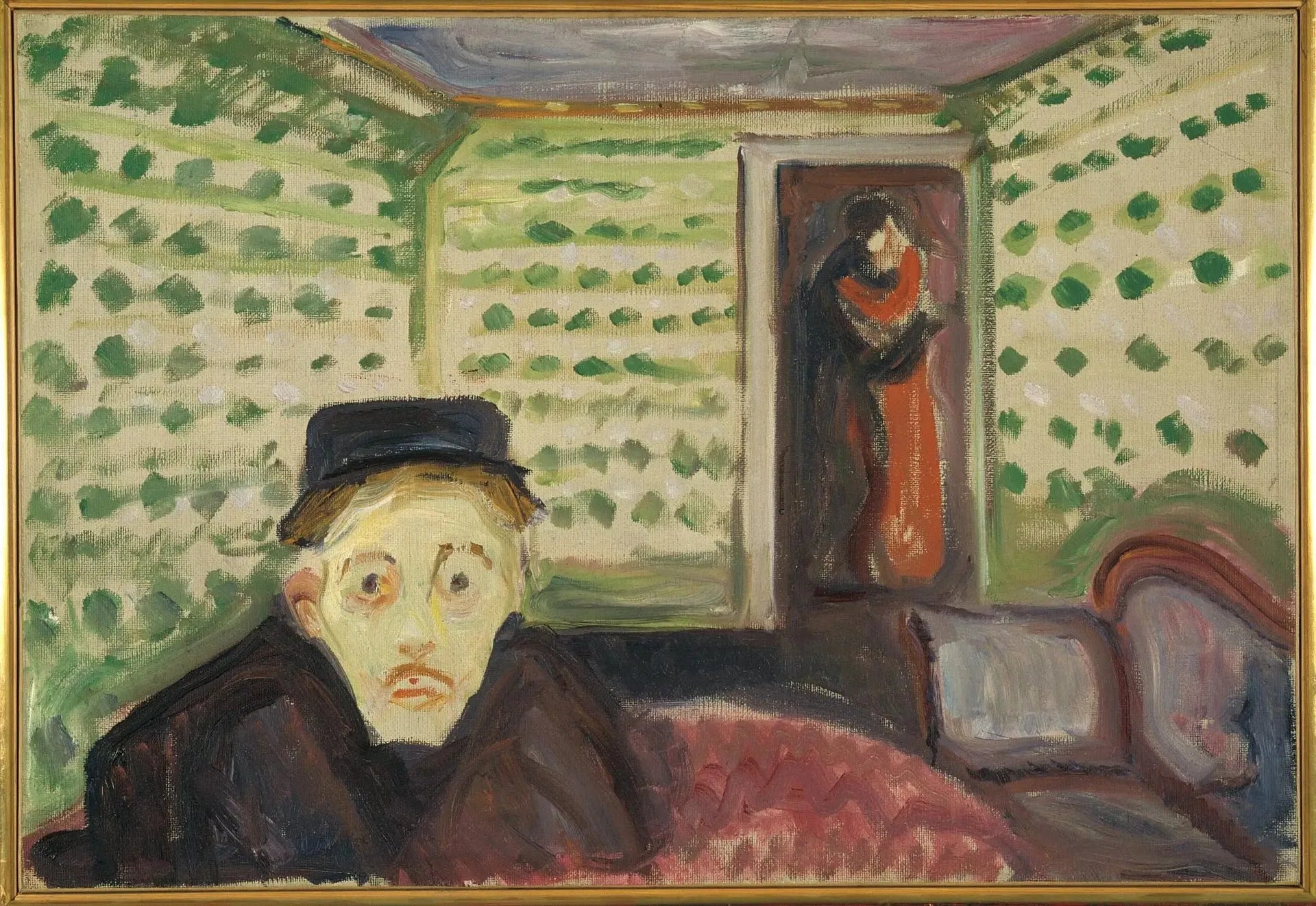 Jalousie - Edvard Munch image 1 copie peinte à la main à l’huile