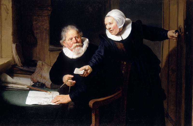 Porträt von Jan Rijcksen und seiner Frau Griet Jans - Rembrandt