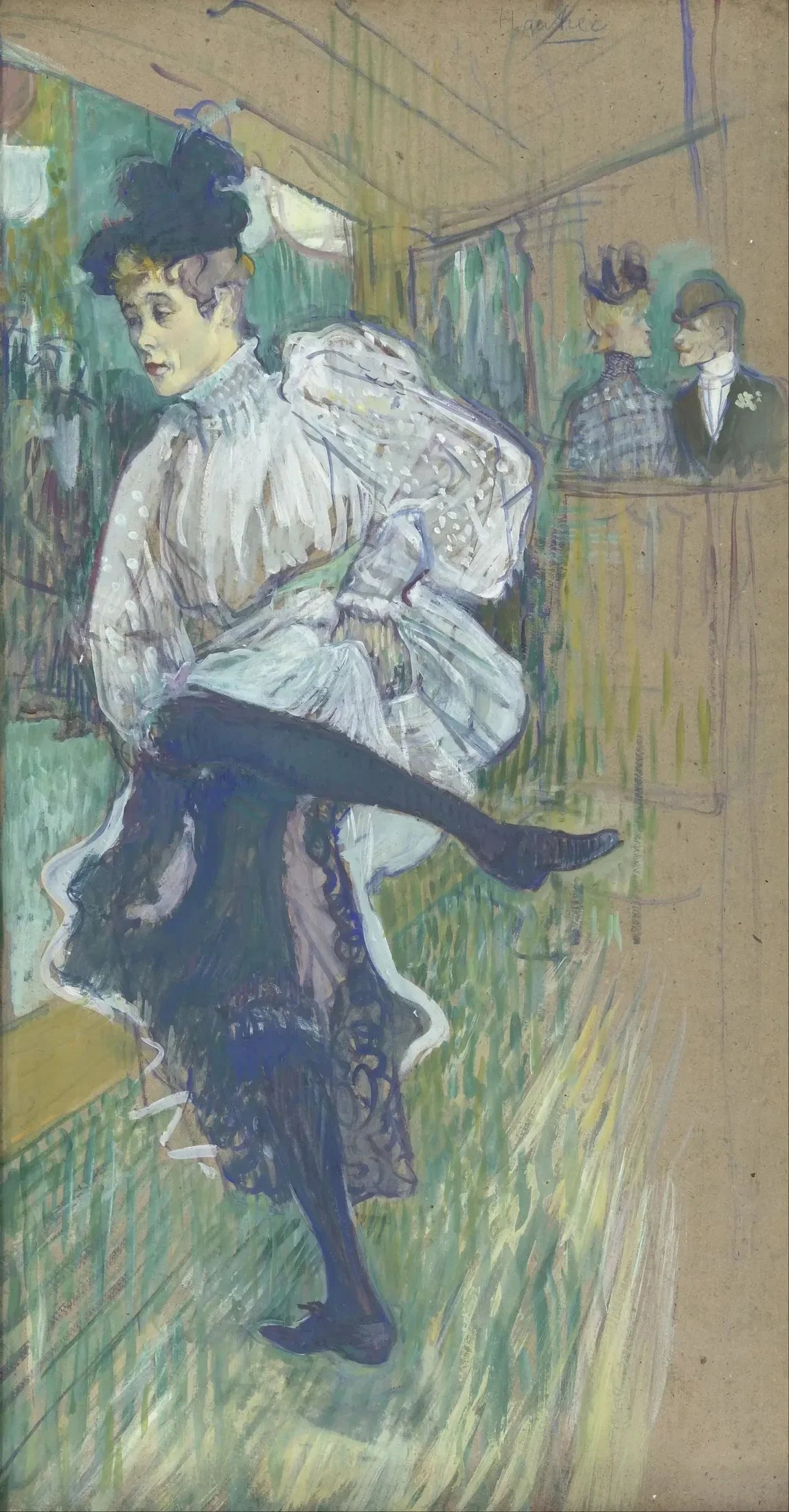 Jane Avril dansant - Henri de Toulouse-Lautrec image 1 reproduction réalisée par Alpha Reproduction