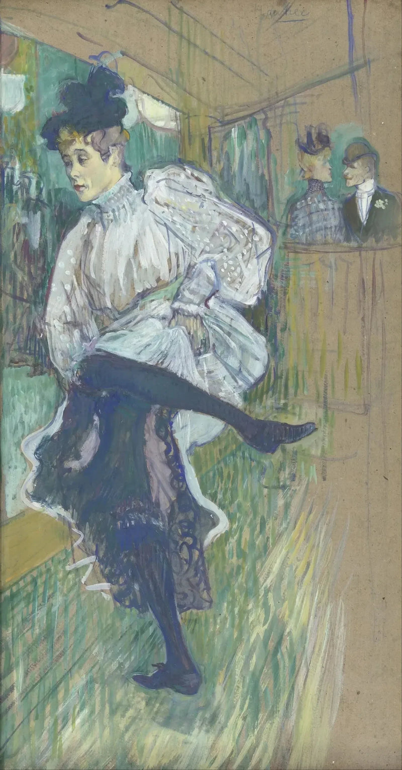 Jane Avril tanzend - Henri de Toulouse-Lautrec