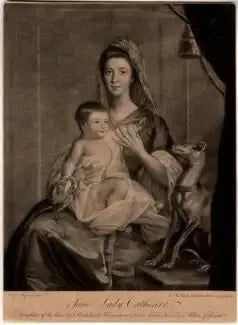 Jane Hamilton, Ehefrau des 9. Lords Cathcart, und ihre Tochter Jane, zukünftige Herzogin von Atholl - Joshua Reynolds