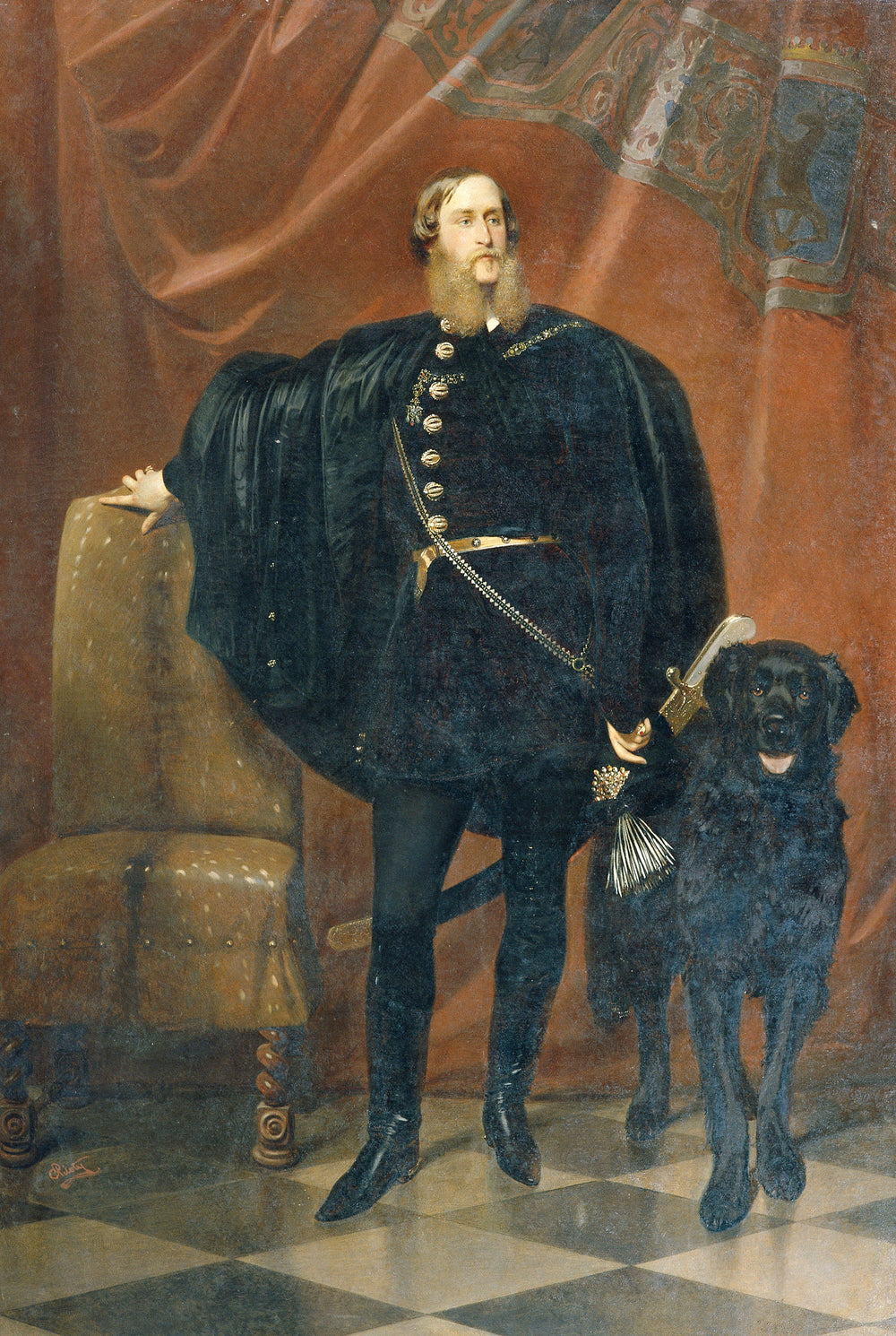 János, comte Pálffy d'Erdöd (1829-1908) - Karl von Piloty image 1 copie de tableau peinte à la main