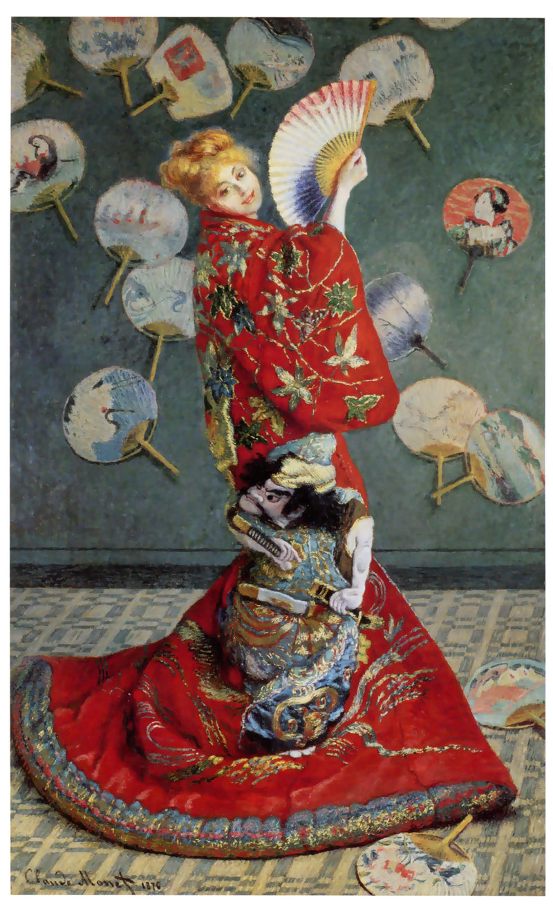 Der Japaner, Camille Monet W387 - Claude Monet