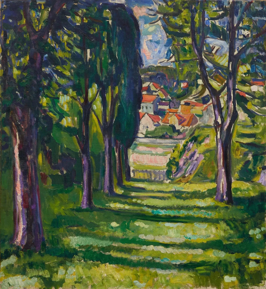 Garten in Kragerø - Edvard Munch