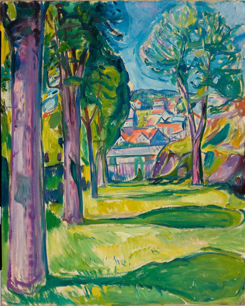 Garten in Kragerø - Edvard Munch
