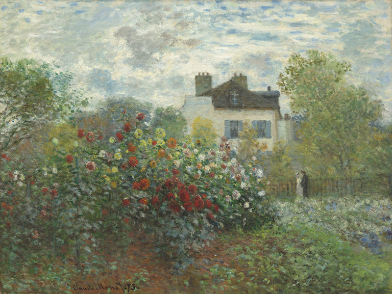 Der Garten des Künstlers in Argenteuil W286 - Claude Monet