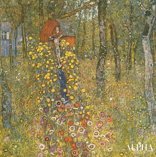 Jardin de campagne avec Croix - Gustav Klimt - Reproductions de tableaux et peintures haut de gamme