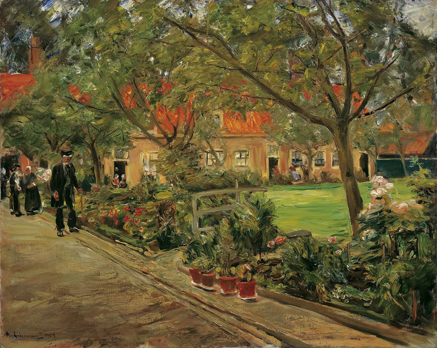 Garten des Krankenhauses von Edam - Max Liebermann