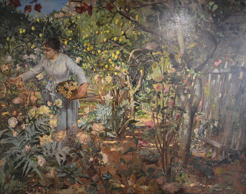 Rosengarten in Monaco - Henri-Edmond Cross