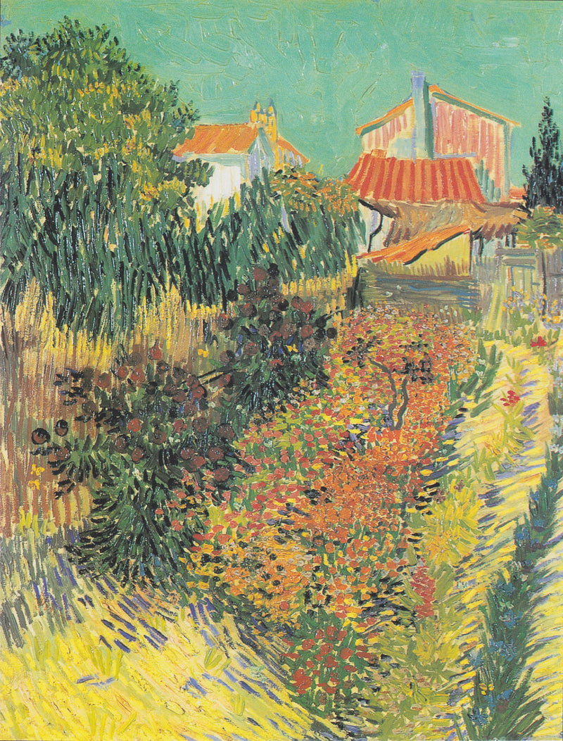 Garten hinter einem Haus - Vincent van Gogh
