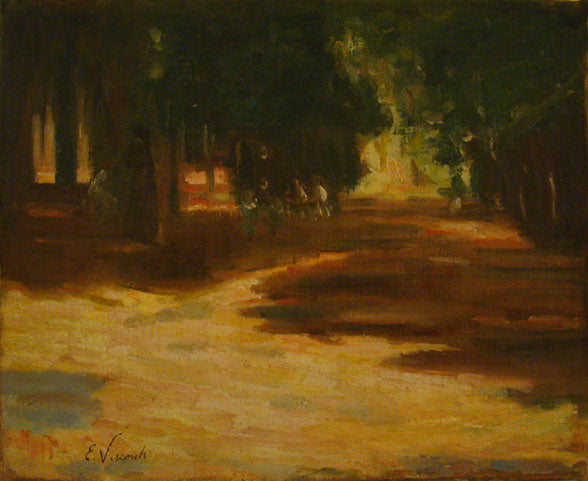 Jardin du Luxembourg - Eliseu Visconti image 1 reproduction artisanale de tableau