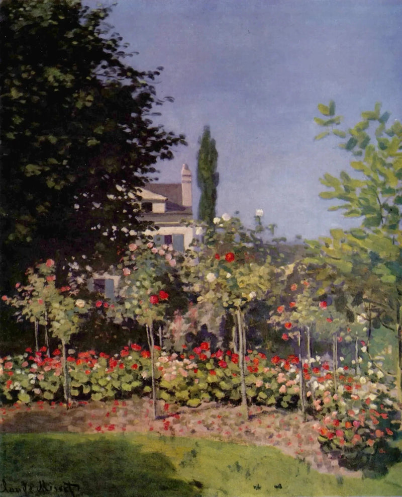Garten in Blüte, in Sainte-Adresse W69 - Claude Monet