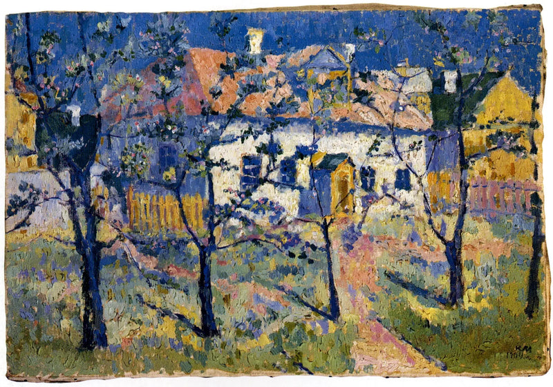 Blumen im Garten - Kazimir Malevich