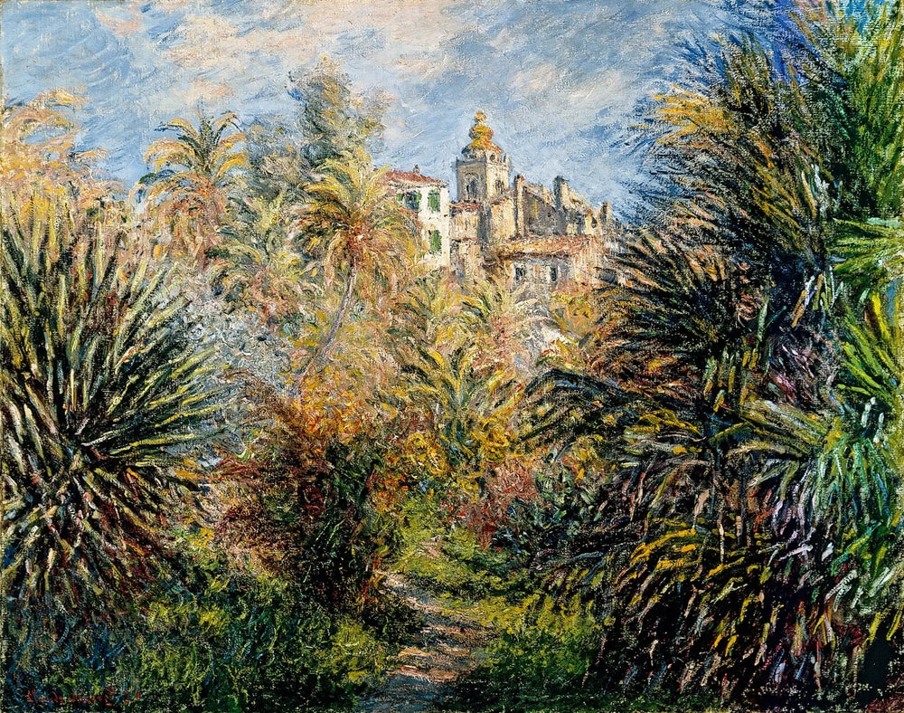 Jardin Moreno à Bordighera - Claude Monet image 1 copie peinte à la main à l’huile