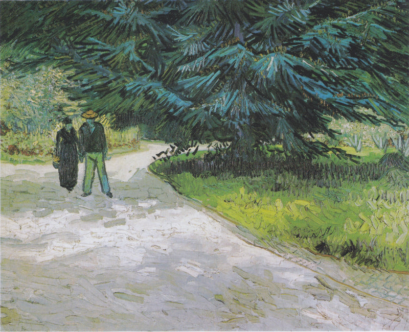 Paar im Park von Arles - Der Garten des Dichters III - Vincent van Gogh