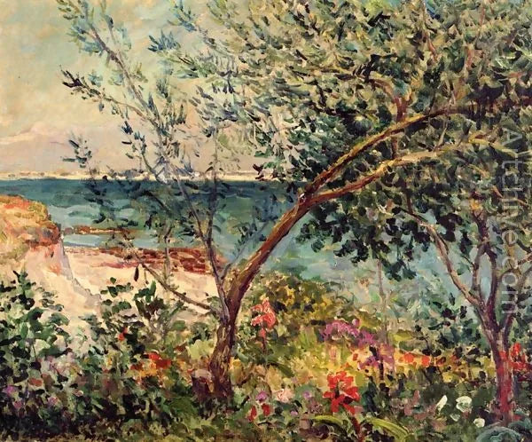 Garten in der Nähe des Meeres - Maxime Maufra