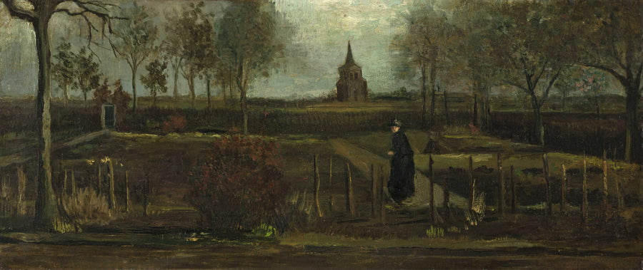 Der Pfarrgarten von Nuenen im Frühling - Vincent van Gogh