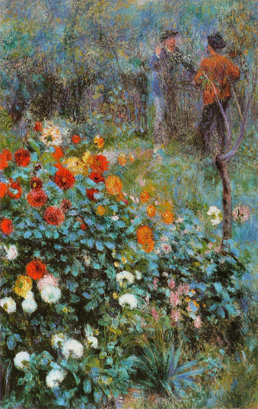 Der Garten der Rue Cortot, Montmartre - Pierre-Auguste Renoir