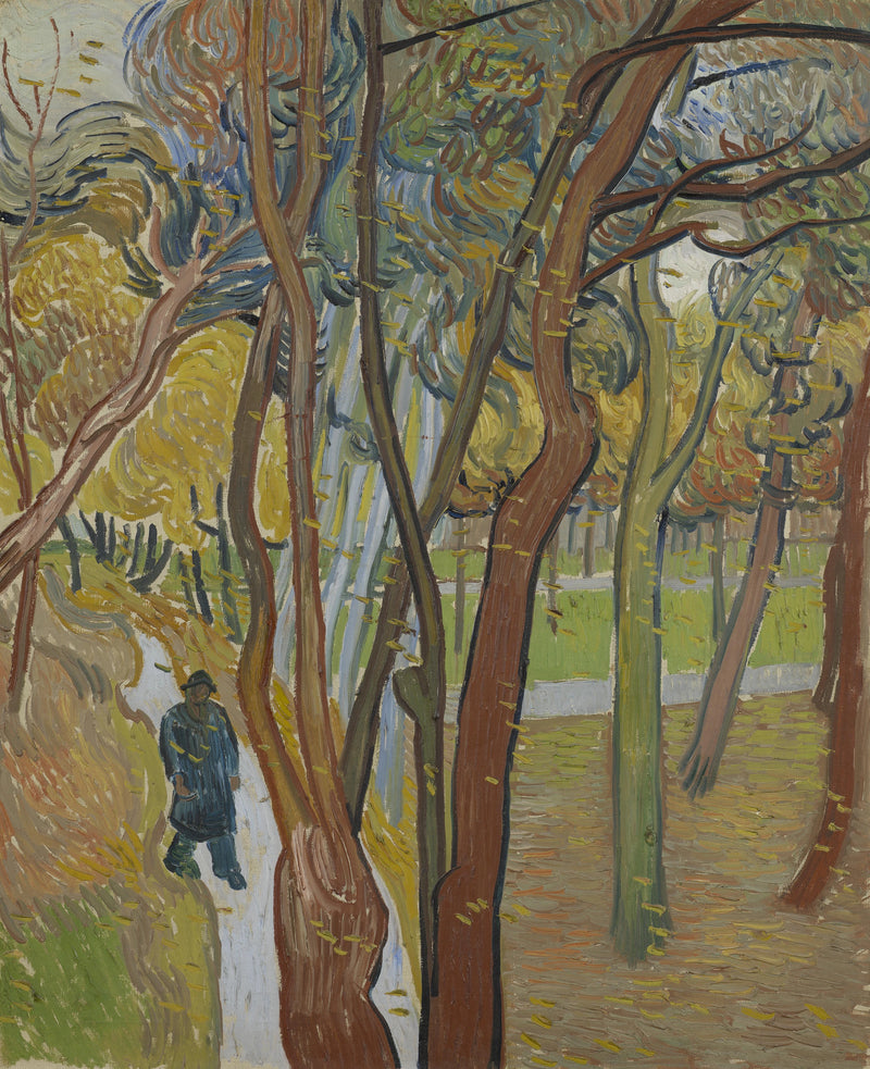 Der Garten des Krankenhauses Saint-Paul (
