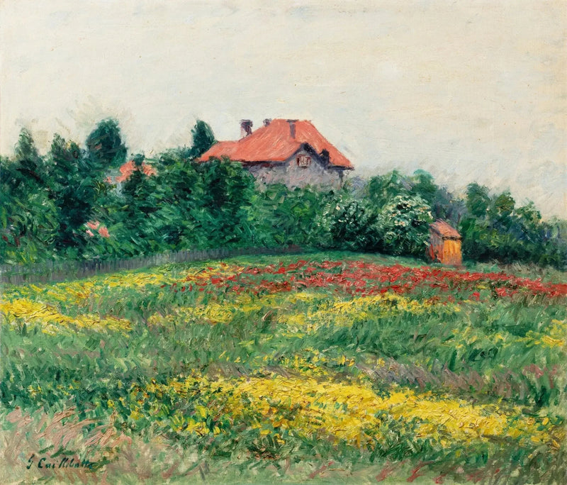 Wilder Garten in Petit Gennevilliers - Gustave Caillebotte