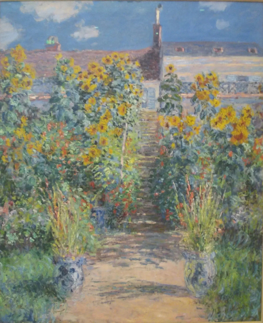 Garten in Vétheuil W683 - Claude Monet