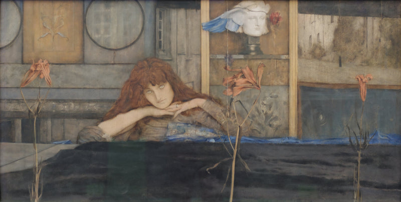 Ich schließe meine Tür um mich selbst - Fernand Khnopff