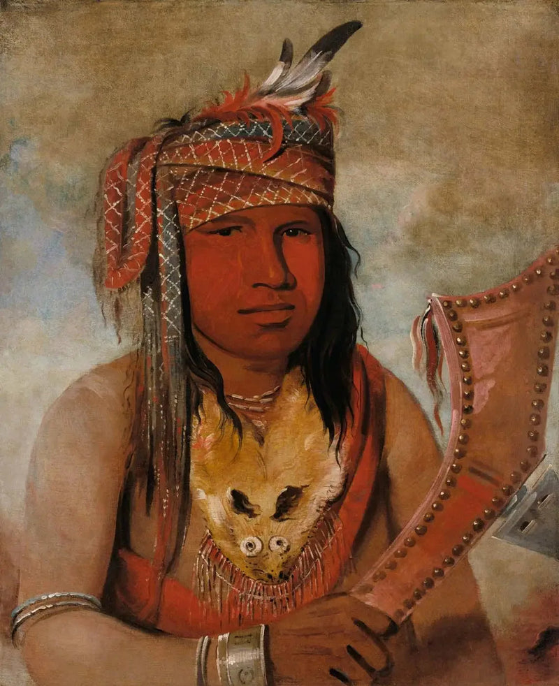 Ich bin irgendetwas Dickes, männlicher Karibu, ein tapferer - George Catlin