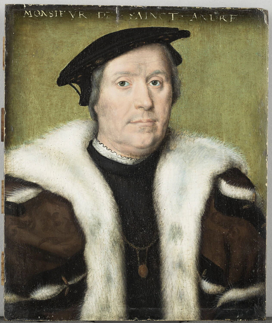 Jean d'Albon, seigneur de Saint-André (1472-1549), chambellan d'Anne de Bretagne en 1502, gouverneur de Henri de France (futur Henri II) en 1530. - Corneille de Lyon