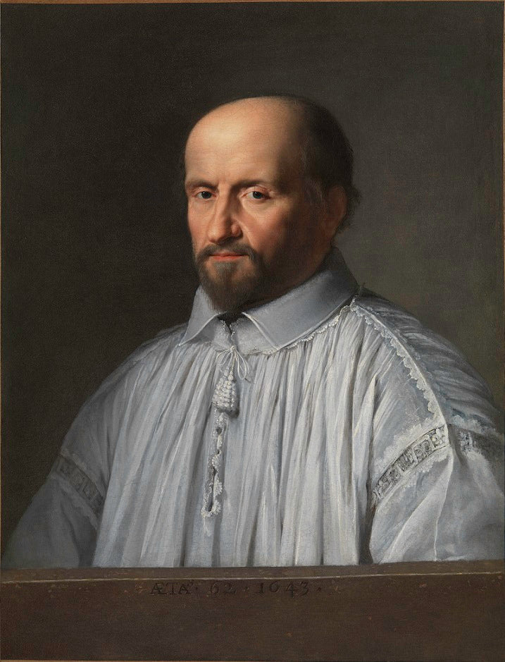 Jean Duvergier du Hauranne abbé de Saint-Cyran - Philippe de Champaigne - Alpha Reproduction