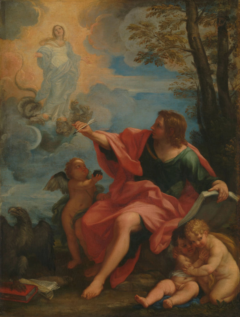 Jean l'évangéliste à Patmos - Carlo Maratta