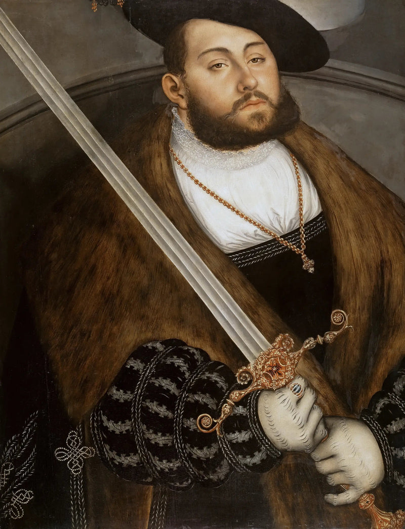 Jean-Frédéric I. der Großzügige, Kurfürst von Sachsen - Lucas Cranach der Ältere