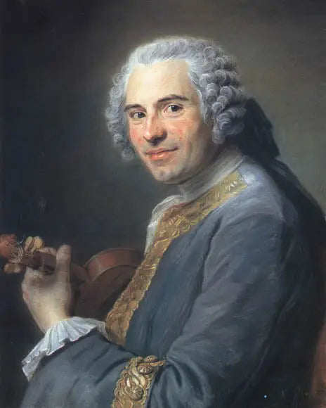 Jean-Joseph Cassanéa de Mondonville (1711-1772), französischer Violinist und Komponist - Maurice-Quentin de La Tour