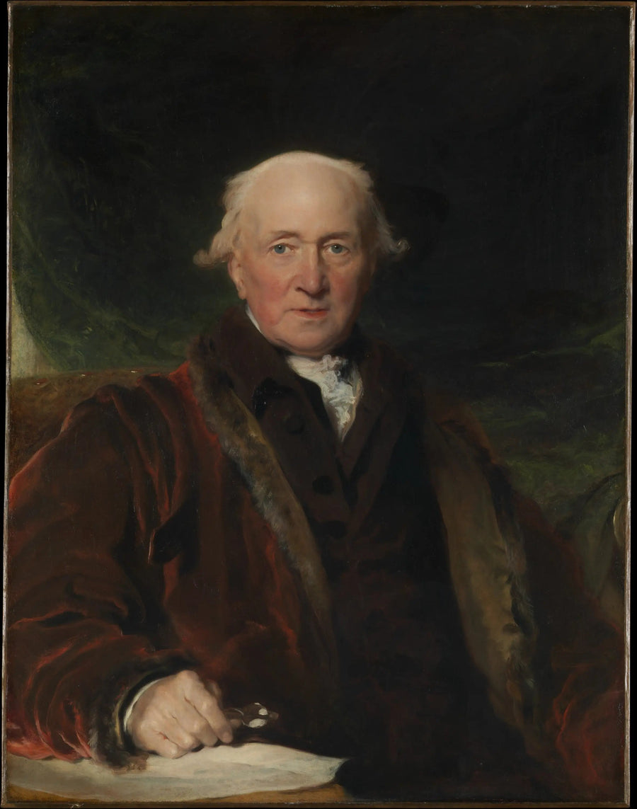 Jean Julius Angerstein (1736–1823) - Thomas Lawrence image 1 copie peinte à la main à l’huile