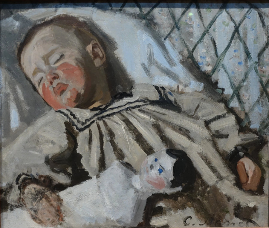 Jean Monet schlafend - Claude Monet