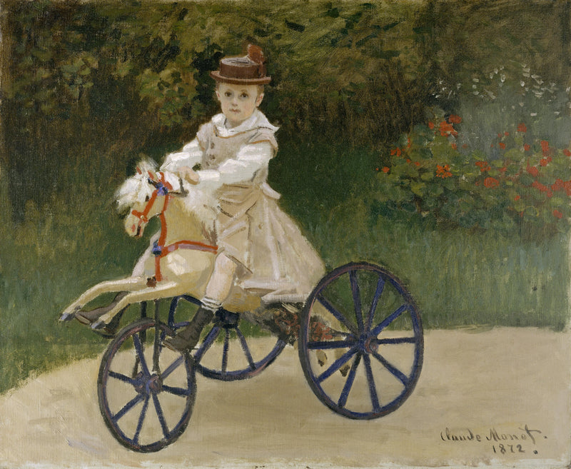 Jean Monet auf seinem Pferdedreirad W238 - Claude Monet