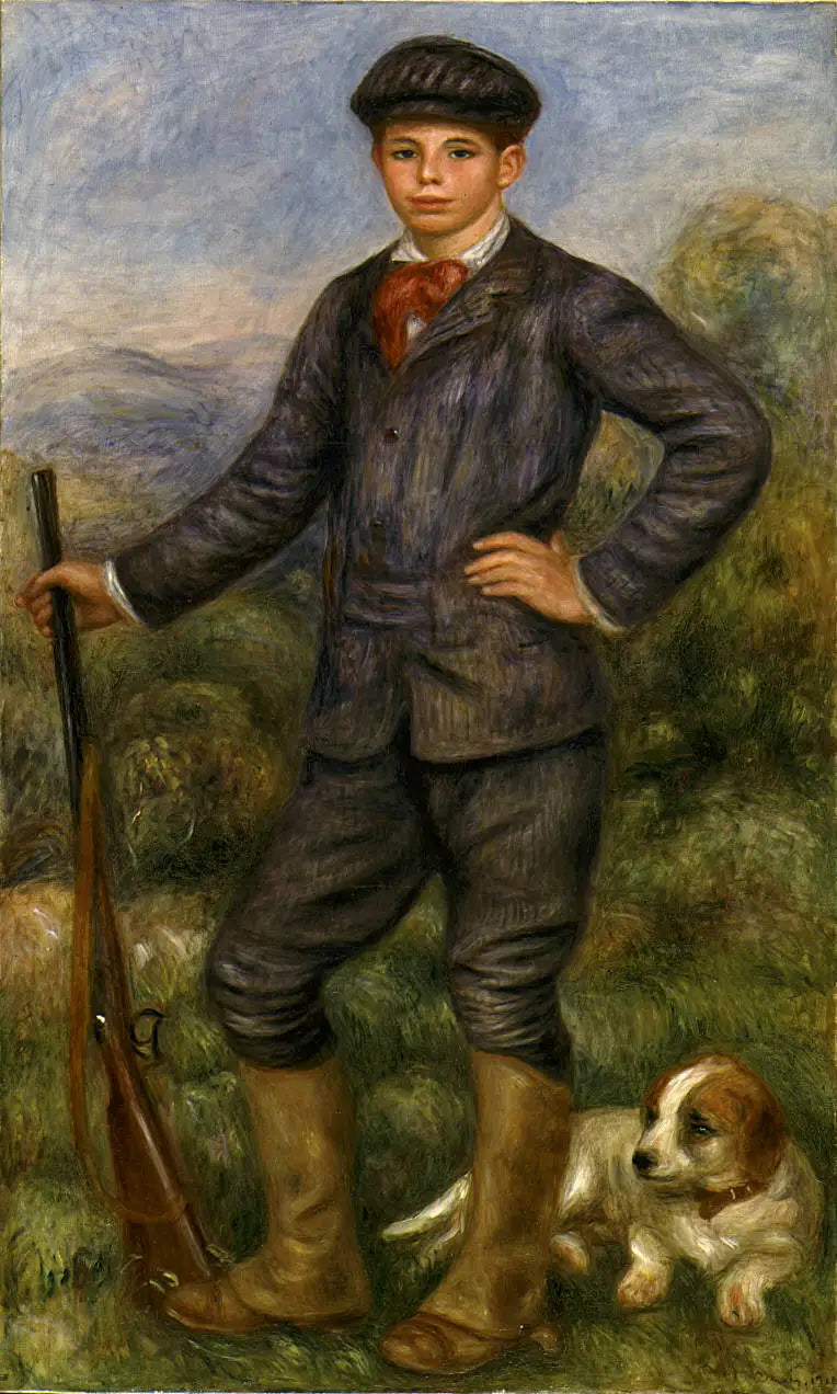 Jean Renoir als Jäger - Pierre-Auguste Renoir