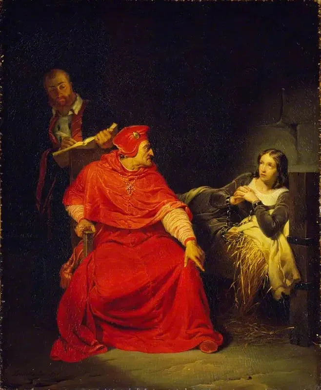 Jeanne d'Arc im Gefängnis - Paul Delaroche