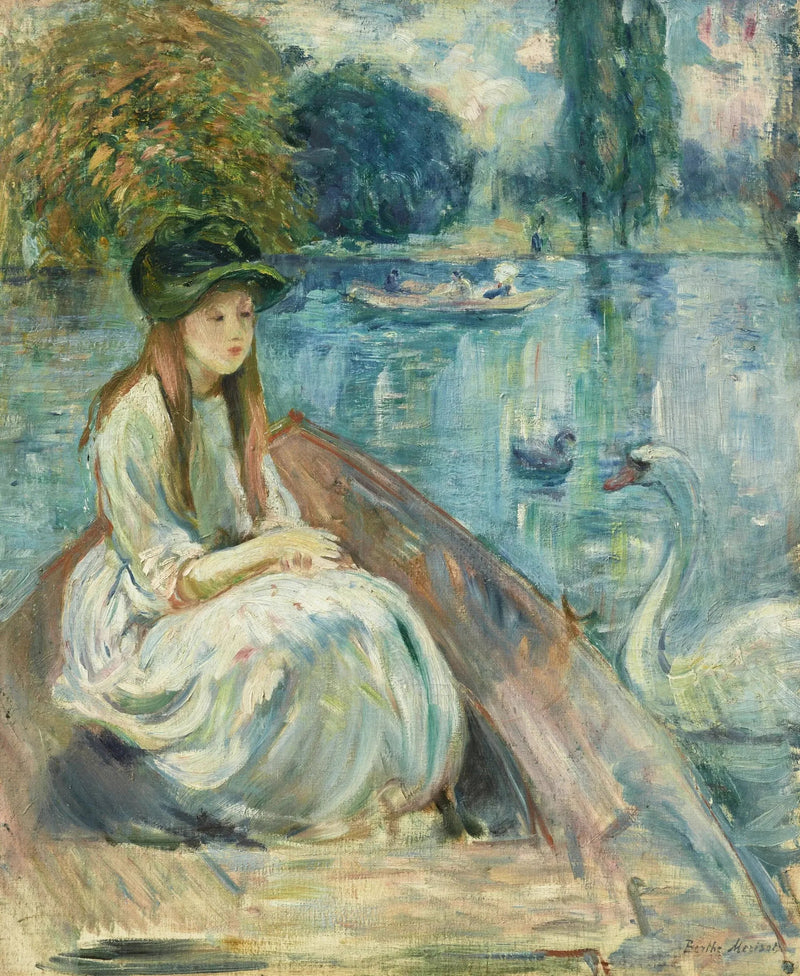 Jeanne Fourmanoir am See - Berthe Morisot