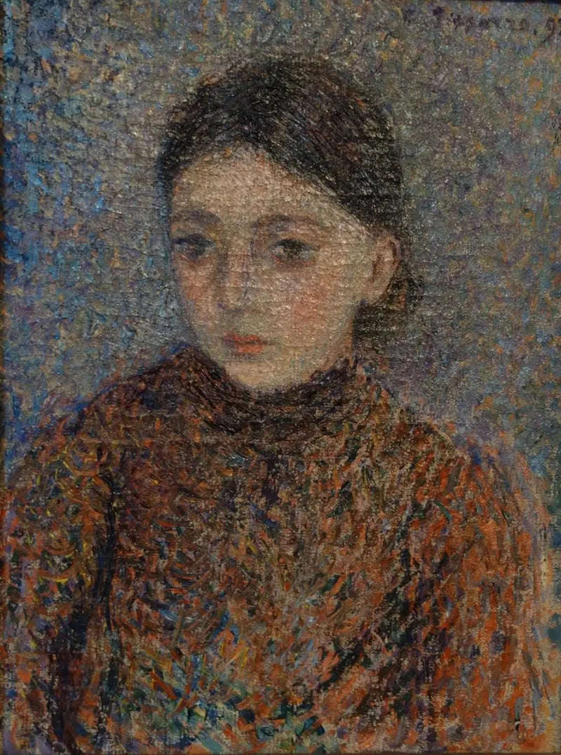 Jeanne Pissarro, genannt Cocotte, im Brustbild - Camille Pissarro