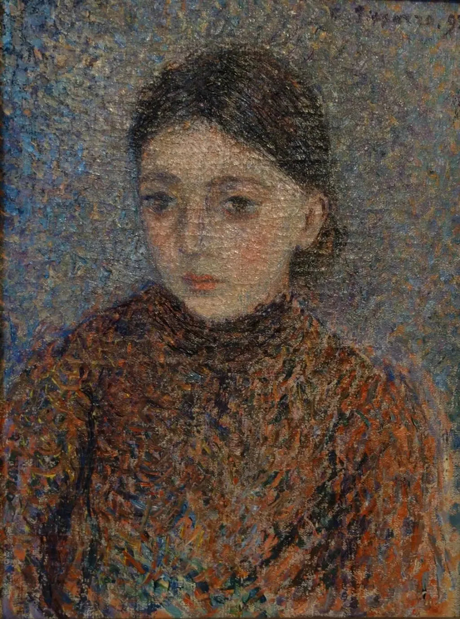 Jeanne Pissarro, genannt Cocotte, im Brustbild - Camille Pissarro