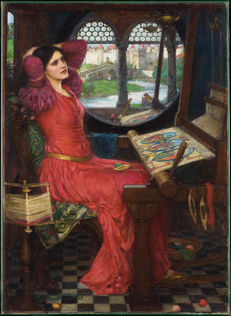 Ich habe die Schatten fast satt, sagte die Lady von Shalott - John William Waterhouse