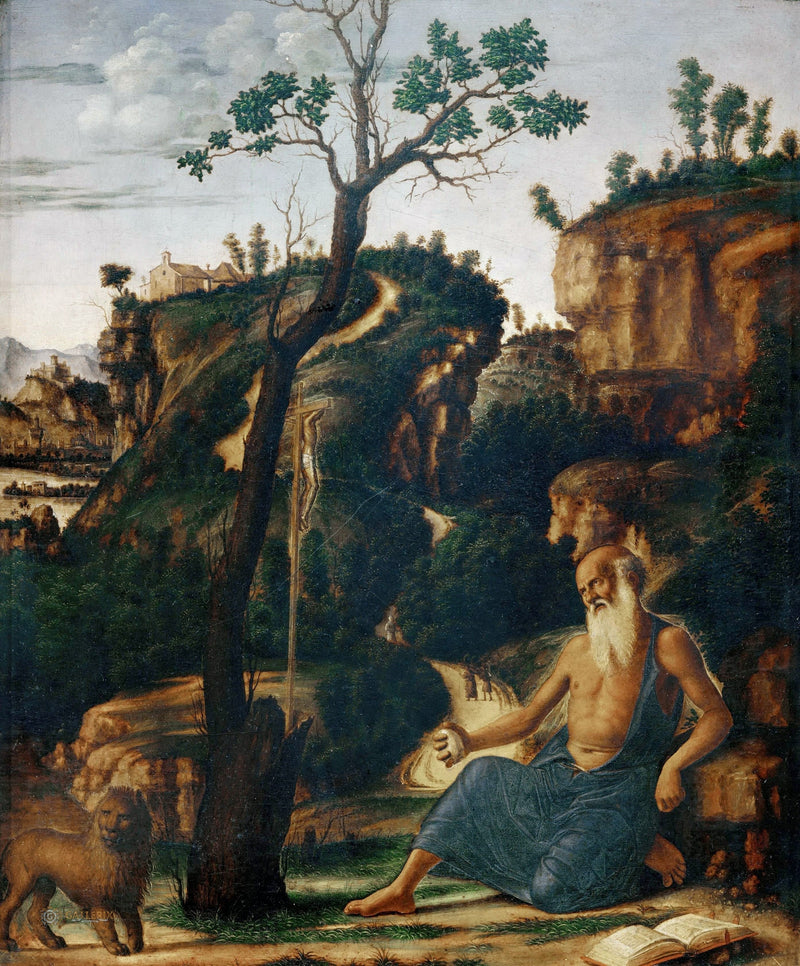 Jérôme in der Wüste - Cima da Conegliano